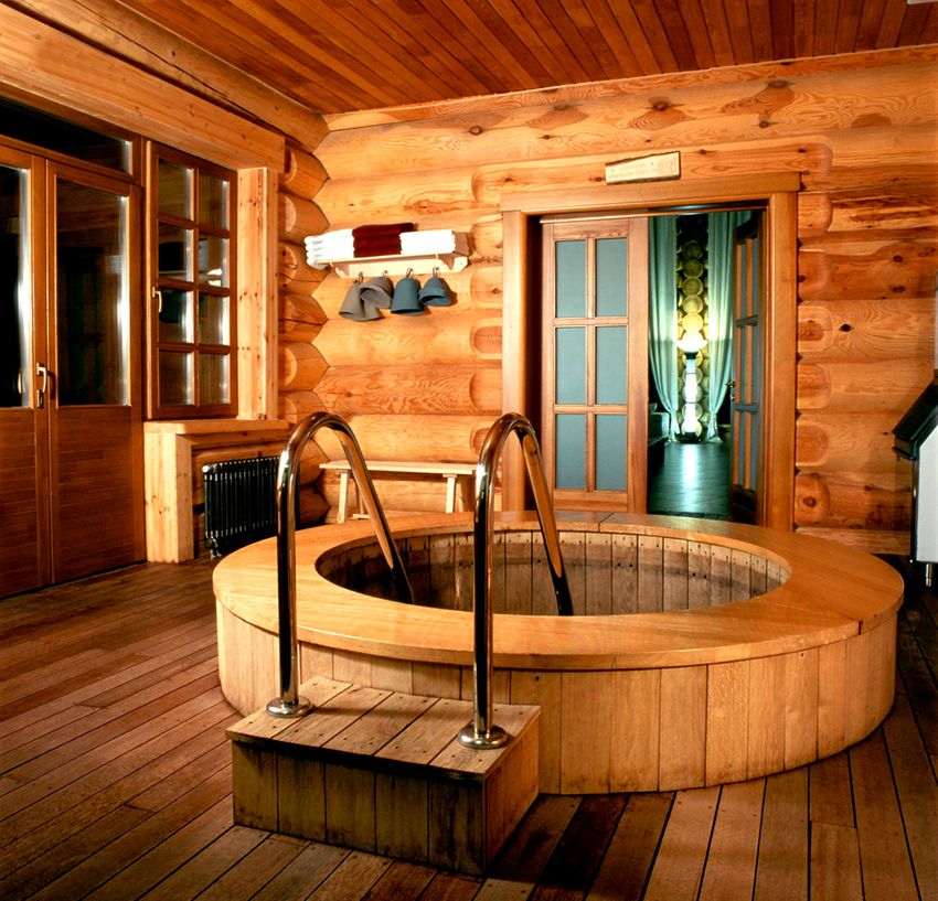 Kupalište s bazenom: projekt nevjerojatnog kompleksa sauna za opuštanje