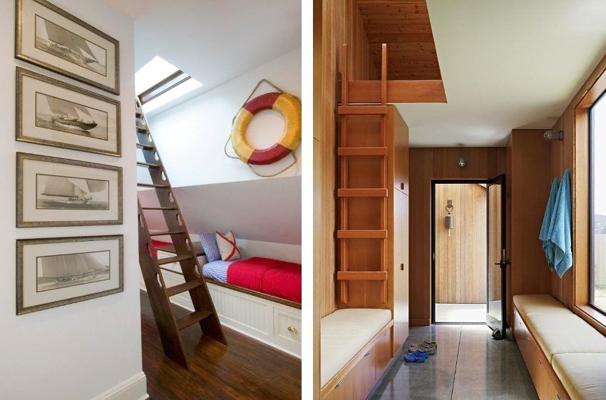 Drvene stepenice u privatnoj kući: projekti, fotografije