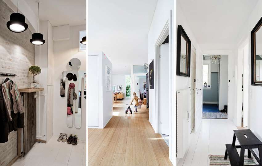 Dizajn hodnika u stanu: fotografija modernog interijera