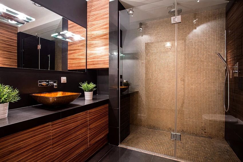 Dizajn kupaonice s tušem: ne-trivijalne varijacije dizajna