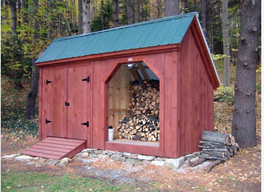 Samostojeća drvena kućica: optimalna konstrukcija za skladištenje trupaca