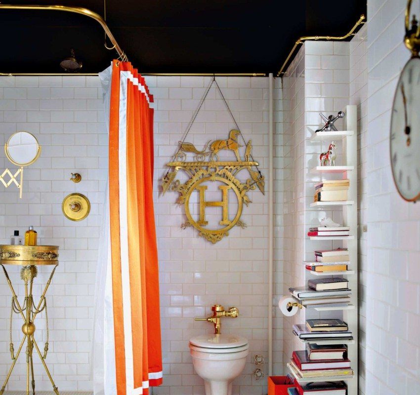 Stretch strop u kupaonici, fotografije gotovih dizajnerskih rješenja