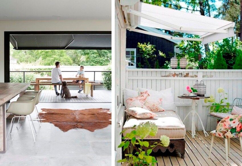 Šupe i tende za terasu i verandu: elegantan kućni ukras