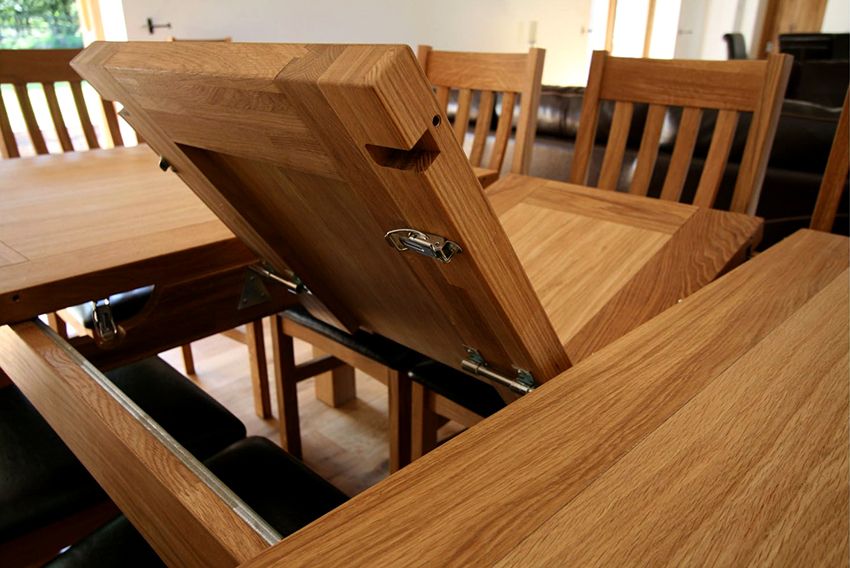 Dining klizni stol: kako ukrasiti kuhinju i uštedjeti prostor