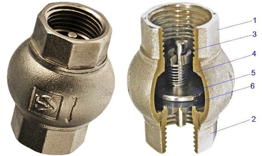 Nepovratni ventil za vodu za pumpu: namjena i načelo rada