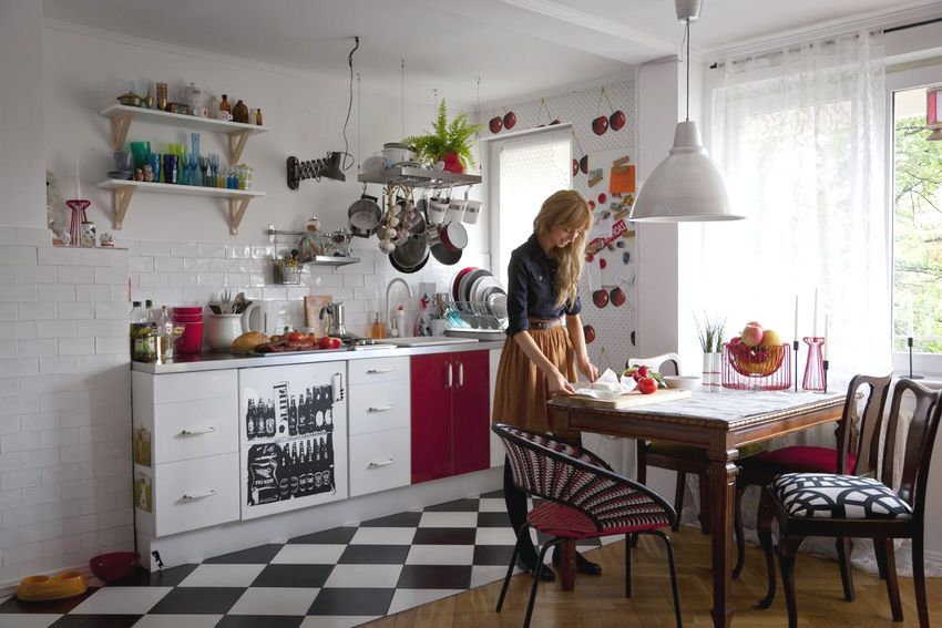 Pločice na podu za hodnik i kuhinju: fotografije, savjeti o odabiru i polaganju