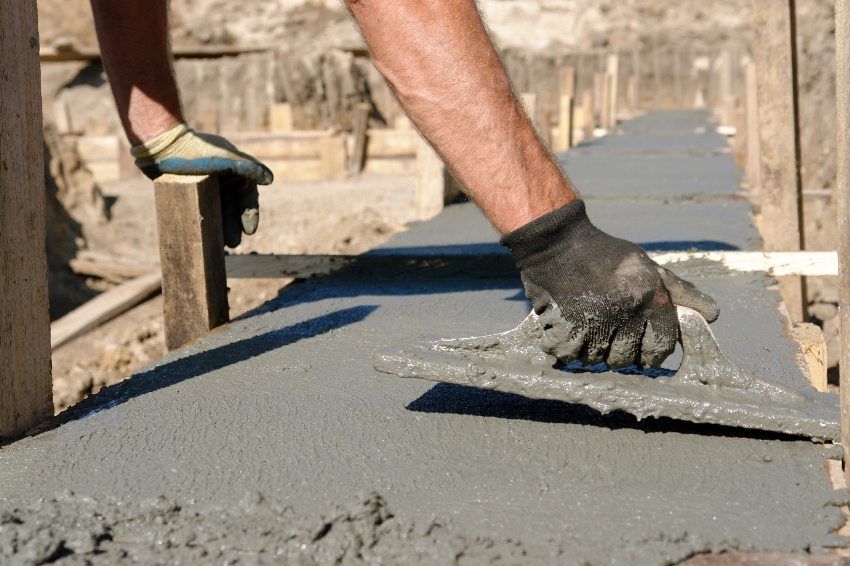 Tablica "Proporcije betona po 1 m3". Kvalitetne mješavine betona