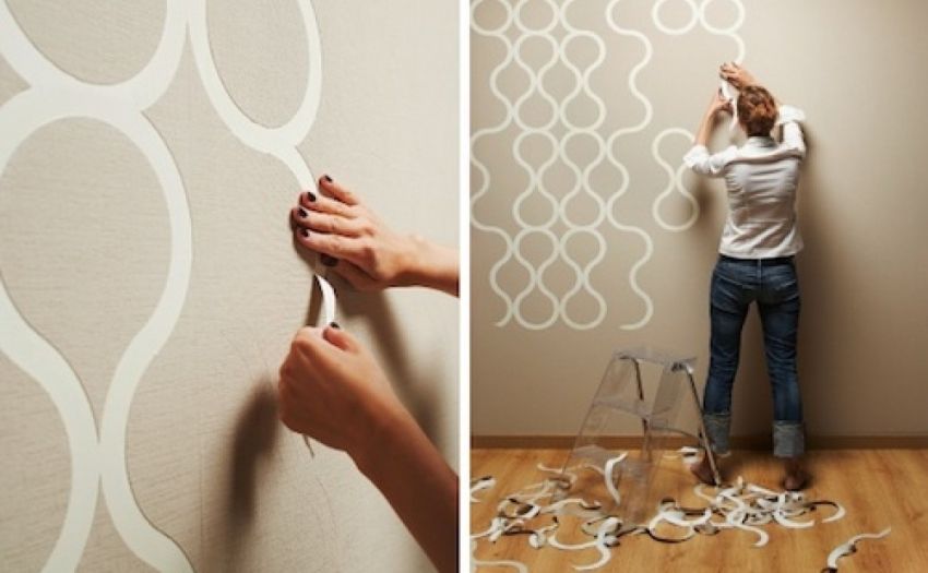 Šablone za zidove za slikanje: kreativan način uređenja interijera