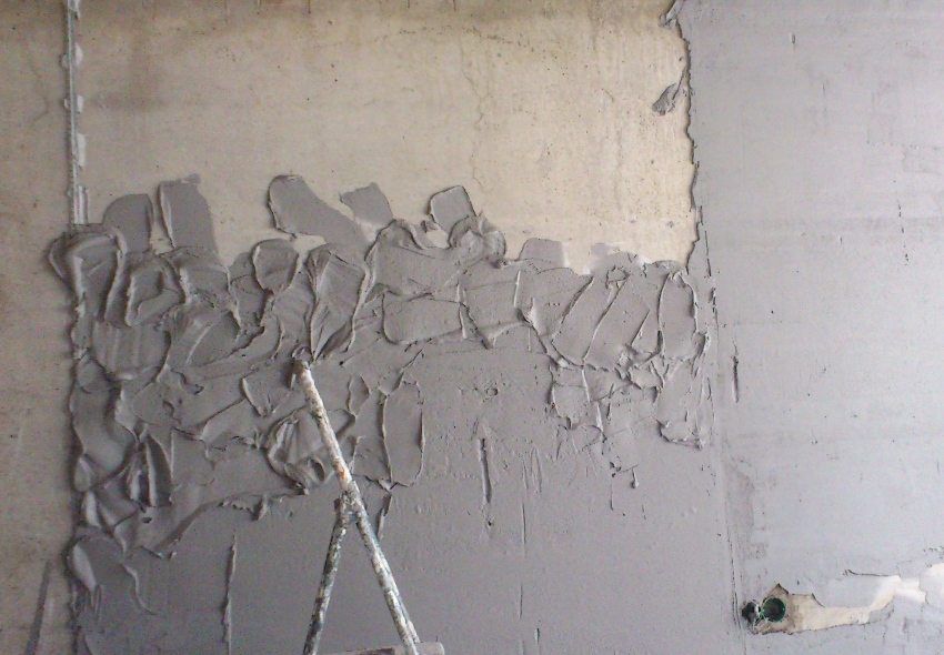 Video zidovi od žbuke čine cementni malter