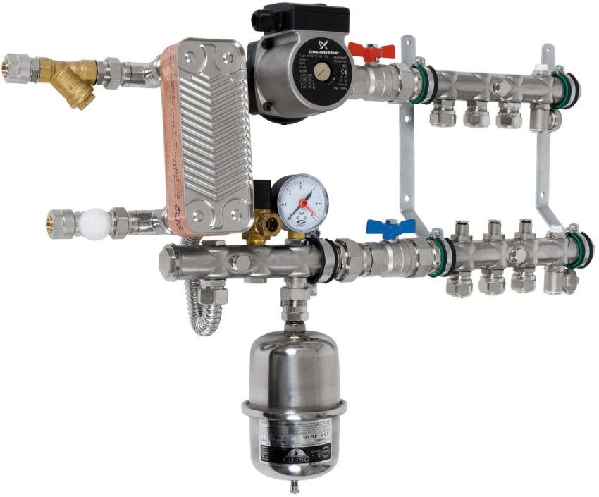Pumpa za grijanje vode: kako povećati učinkovitost sustava"мокрого" типа насоса выполняется путем врезки в трубопроводную конструкцию